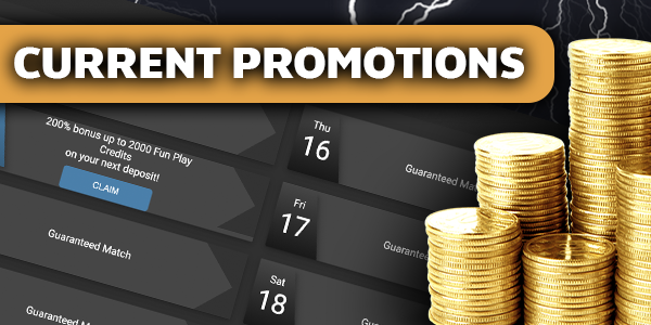 Current Promotions of the Spin Palace casino