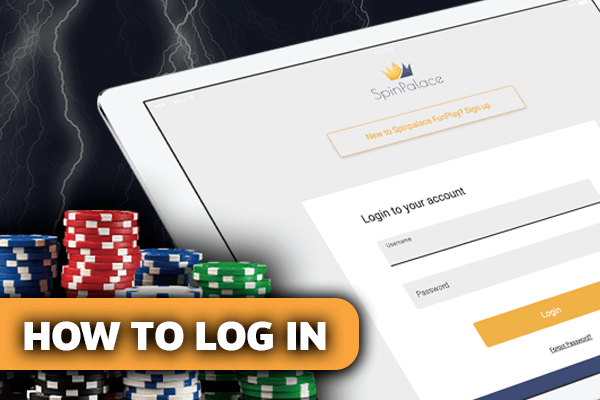 How to Log in Spin Palace casino