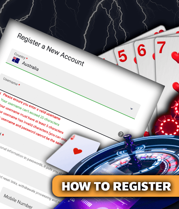 How to Register in Spin Palace casino