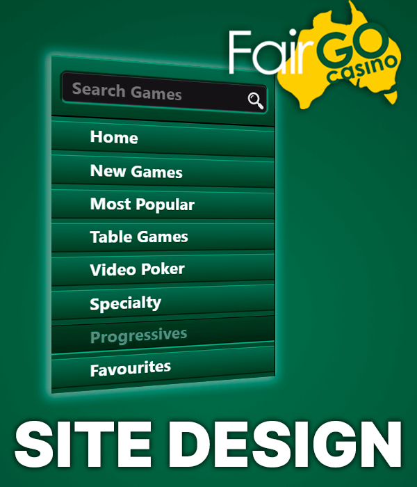 Fair GO Design and Navigation on the site