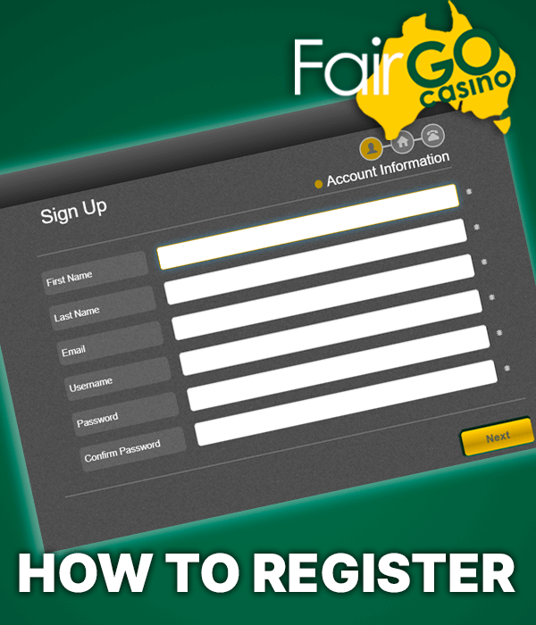How to Register in Fair Go Casino