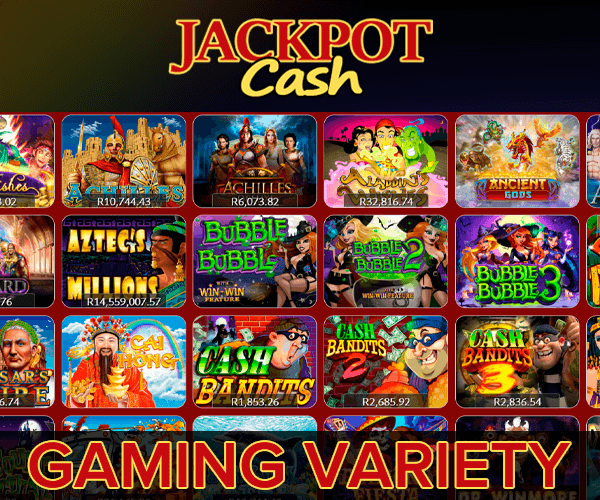 Jackpot Cash Casino site Game section