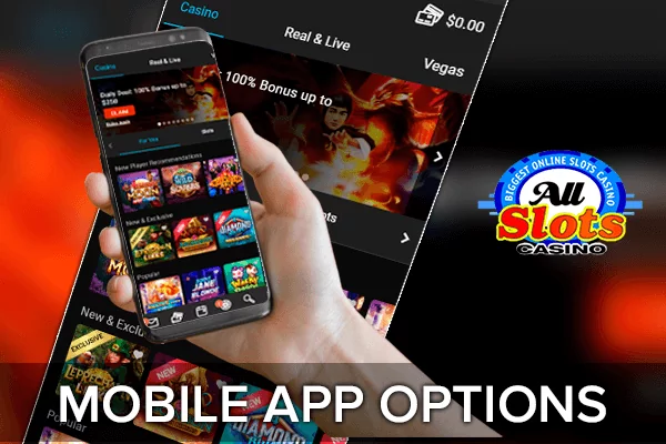 All slots casino Mobile app options