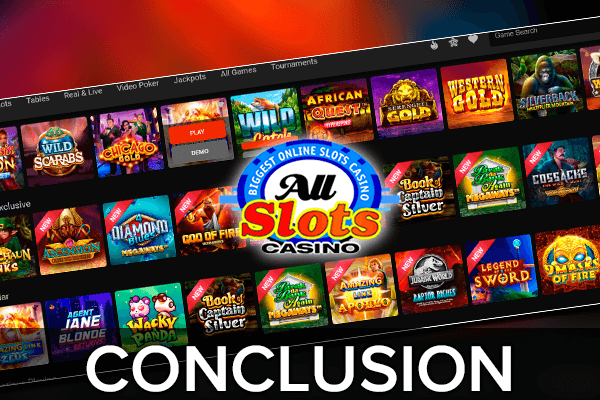 All Slots casino conclusion