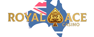 Royal Ace Casino logo with Australia in the background