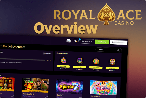 Royal Ace Main page Screenshot