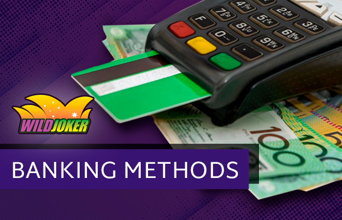 Deposit and withdrawal at Wild Joker casino - payment systems on the site