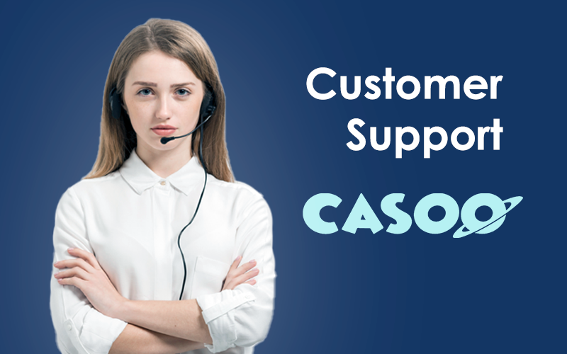The girl from the customer support of the Casoo casino