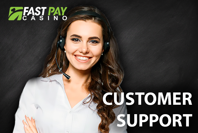 customer support at FastPay Casino - ways to contacts