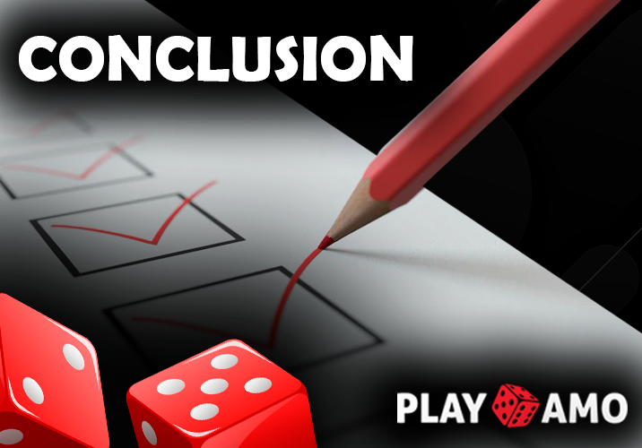 Conclusions about the project PlayAmo Casino - worth it to start playing