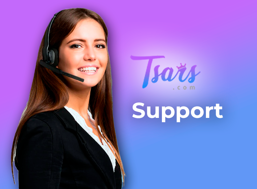 The woman from the Tsars casino customer support