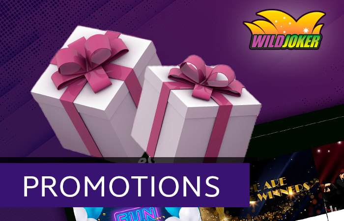 Current bonuses on the site Wild Joker casino - what bonuses are there