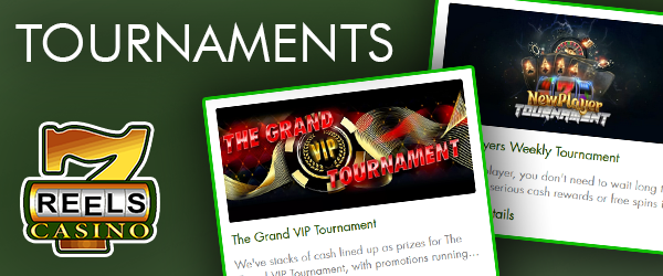 7reels presents various tournaments with a prize fund