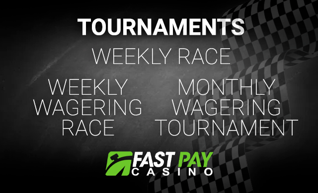Race flag and tournaments at FastPay Casino