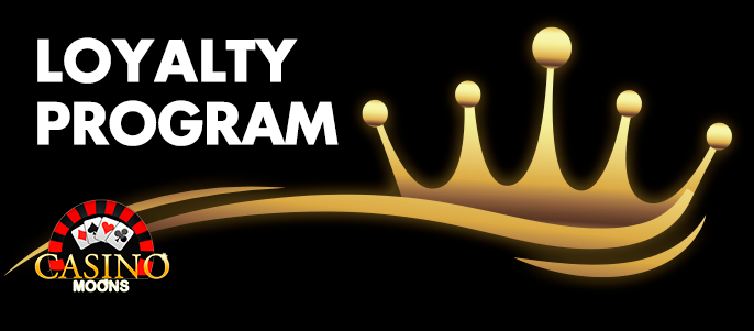 Casino Moons logo and Golden Crown Vector