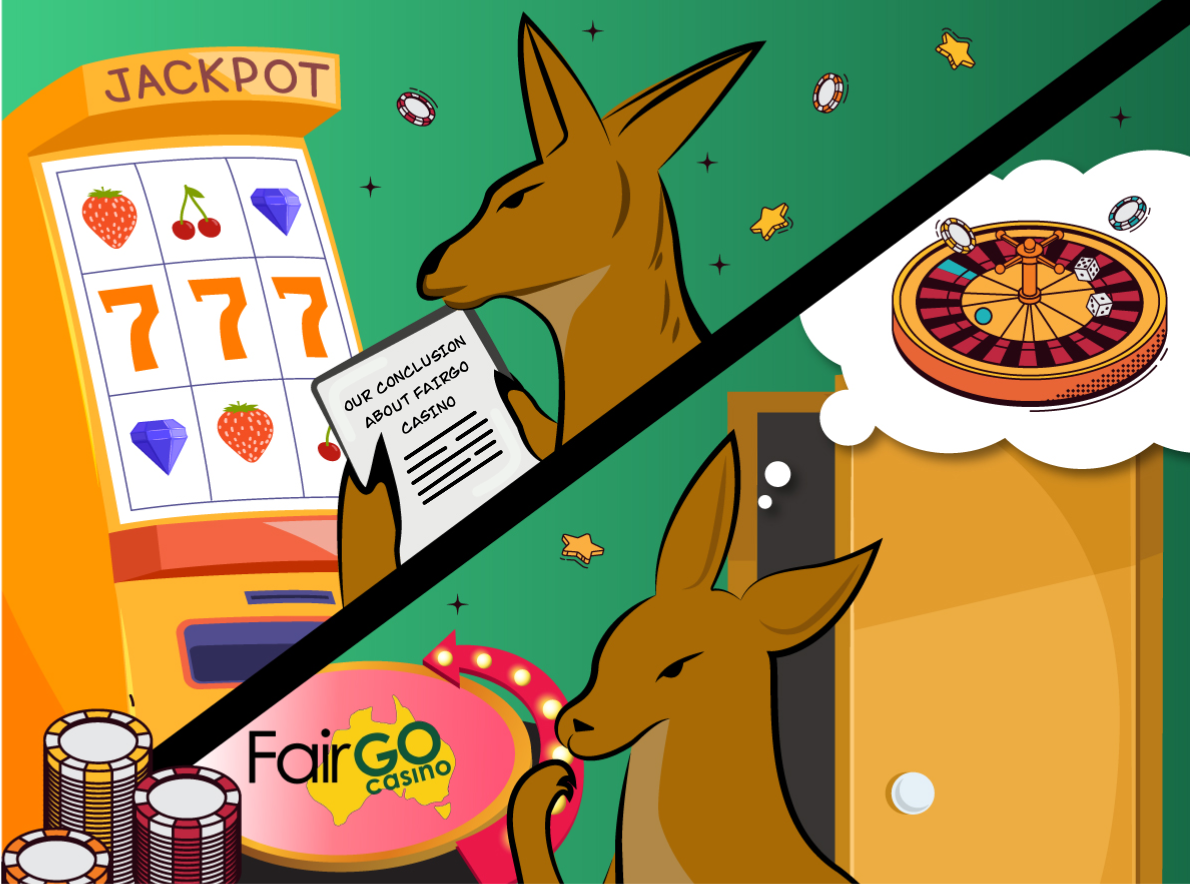 Kangaroo thought about roulette and our opinion on Fair Go Casino playing slots