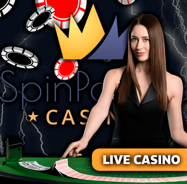Live Casino section on Spin Palace casino site