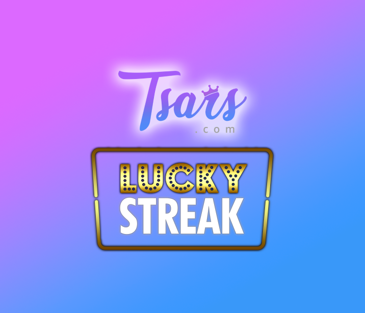 Tsar Casino Logos and Lucky Streak Gaming Provider