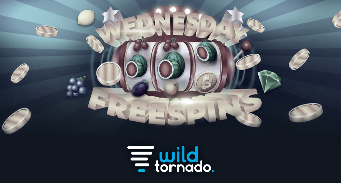 Free Spins Bonus presentation at Wild Tornado Casino