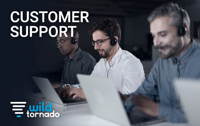 Ways to contact the technical support of Wild Tornado Casino
