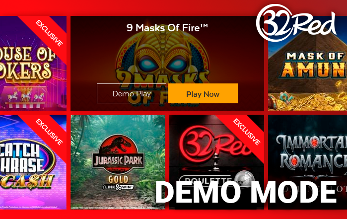 32red casino has demo modes on pokies