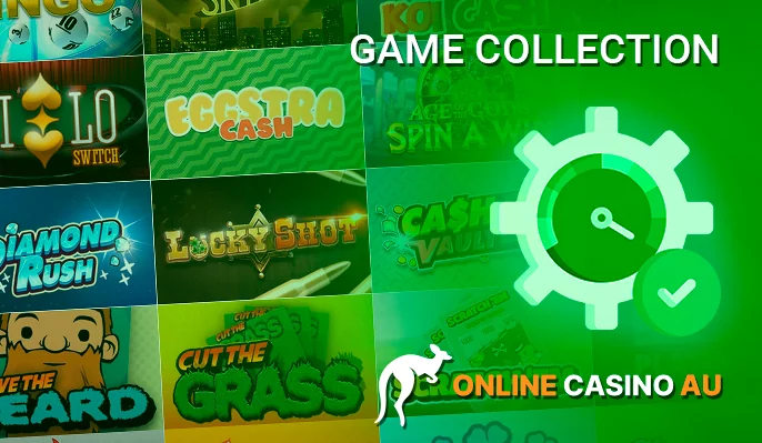 Gambling logos and score icon for OnlineCasinoAu statistics