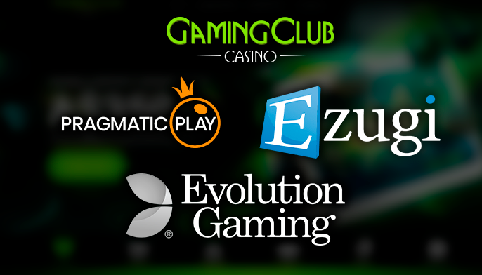 Logos of Live Gaming Providers at Gaming Club