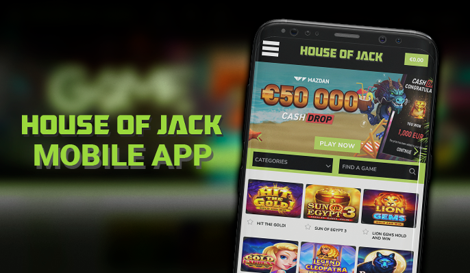 House of Jack Casino mobile app - how it works