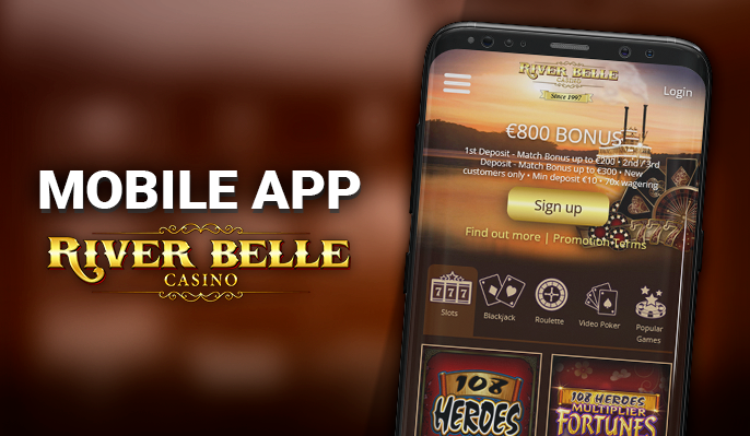 River Belle Casino mobile app - how to use it in Australia