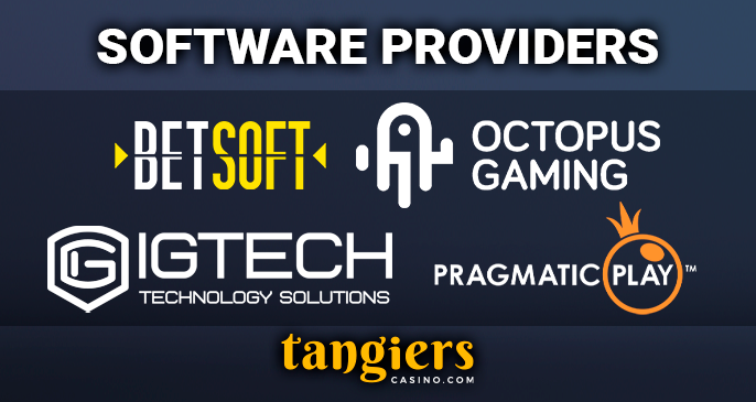 Software providers working with Tangiers Casino