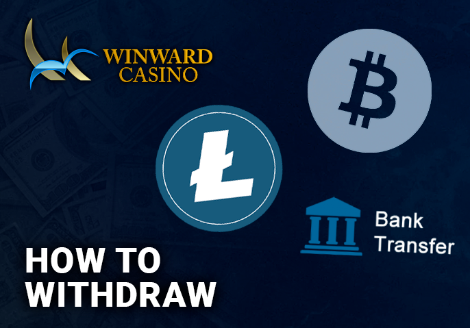 Logos of payment systems to withdraw money from WinWard casino