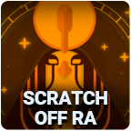 Scratch off Ra logo