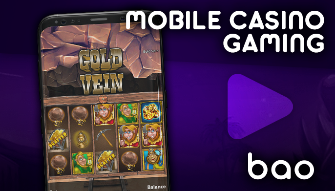 Playing gambling at Bao Casino on mobile devices