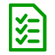 Checkmarked document Icon
