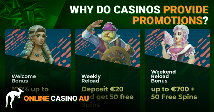 Bonus offers from the casino and online-casino au logo