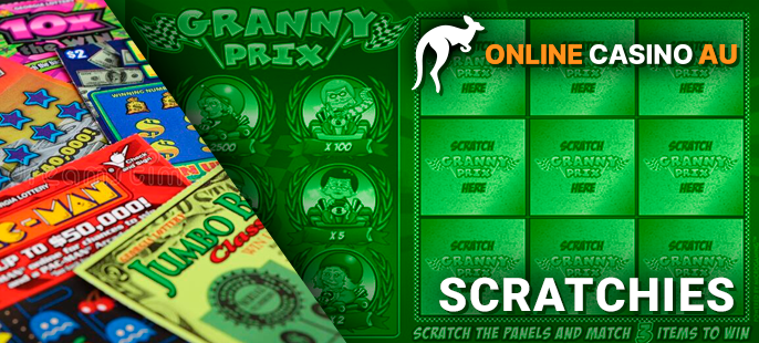 Popular Scratchies games for Aussies