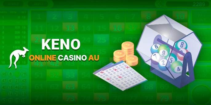 Instant and online Keno game for Australian players - momentary winnings