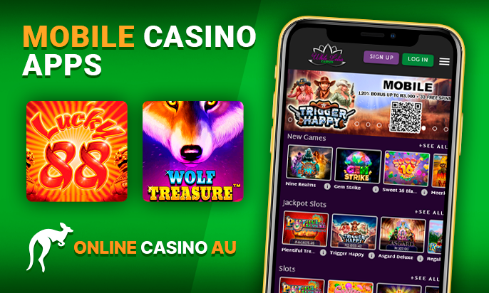 Casino applications for mobile devices with the ability to play gambling