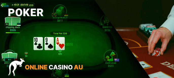 Poker slots loved by Australian players - strategy and types of poker