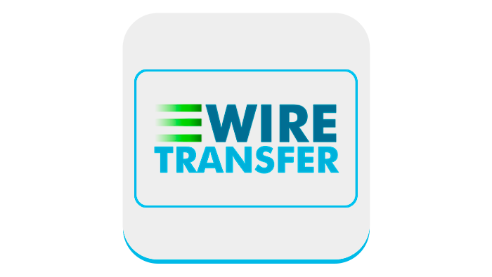 Wire Transfers banking system logo