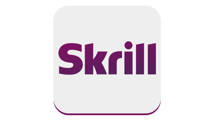 The logo of the electronic payment system Skrill