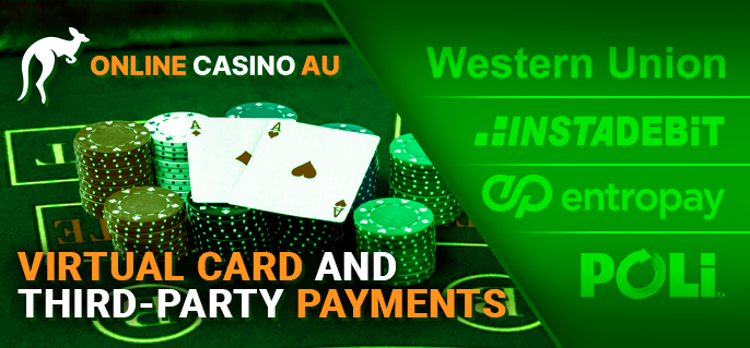 Virtual card logos for Australians to casino and online-casinoau logo