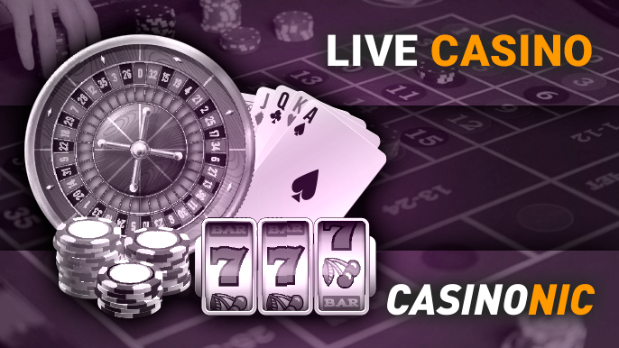 Live casino games on Casinonic for players from Australia