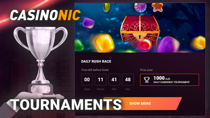 Tournament for Casinonic players from Australia with a prize fund