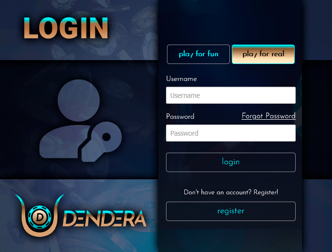 Authorization in the account at Dendera Casino - how to log in to the account