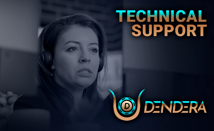 Support agents at Dendera Casino - how to contact the support team