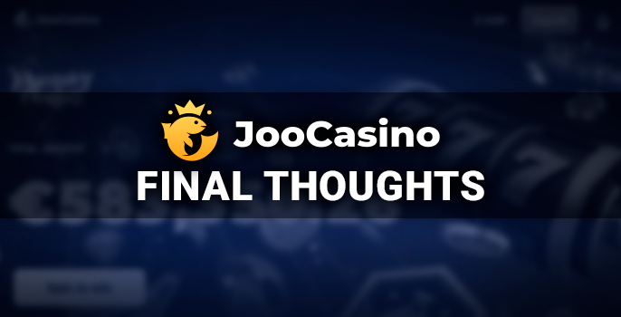 Conclusions about the site Joo Casino