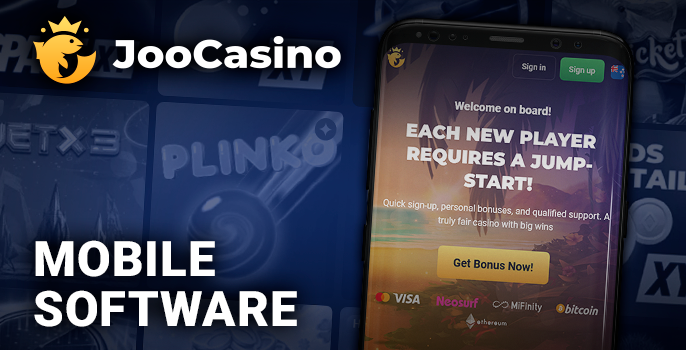 Joo Casino mobile site - how to use