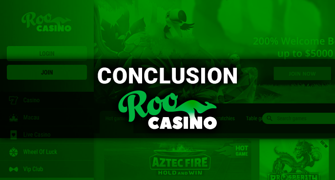 The final review of Roo Casino - an opinion on the casino