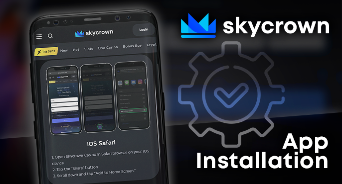 Install SkyCrown Casino App on Android and iPhone - Installation Instructions